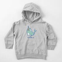Narwhal Rainbow Unicorn Cute Be Magical Toddler Pullover Hoodie