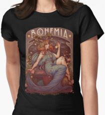 Art Nouveau BOHEMIA Women's Fitted T-Shirt