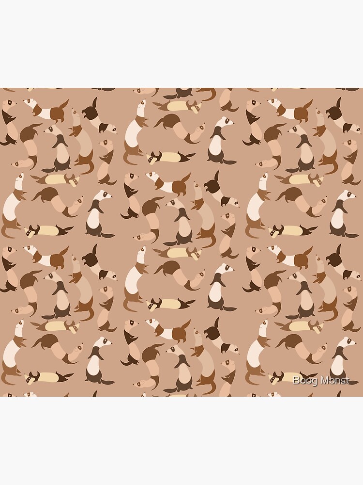 Ferret in light brown by Boogiemonst