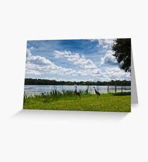 sandhills on the move Greeting Card