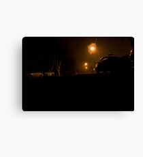 The Neighborhood at Night Canvas Print