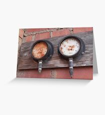 Gauges Greeting Card