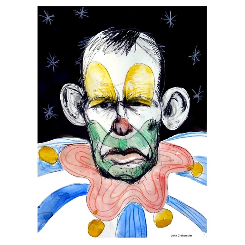 Image result for Image of Tony Abbott as a clown