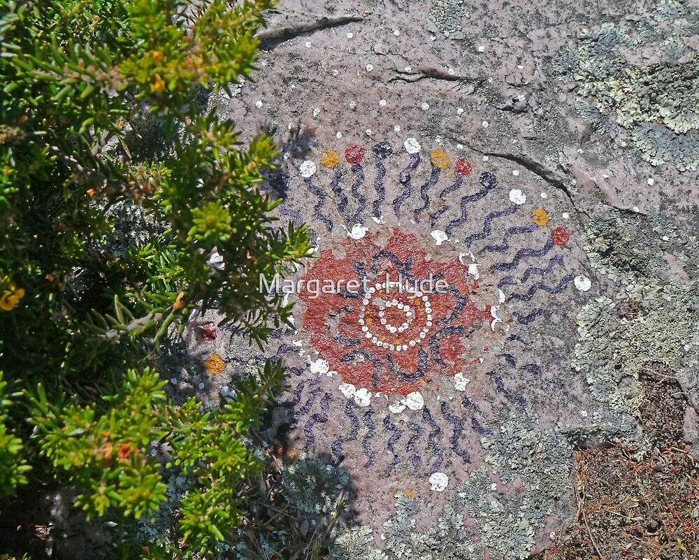 "Tasmanian Aboriginal Art, Rocky Cape, Tasmania, Australia" by Margaret