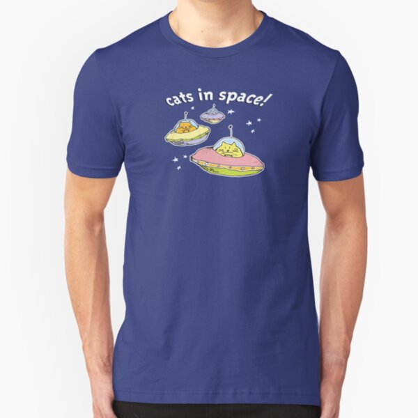 Space cats, Cats in Space Slim Fit T-Shirt