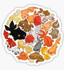 For The Love Of Goldfish Sticker