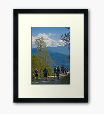 Trekking Framed Print