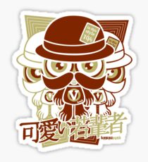 Victorian Mascot Stencil Sticker