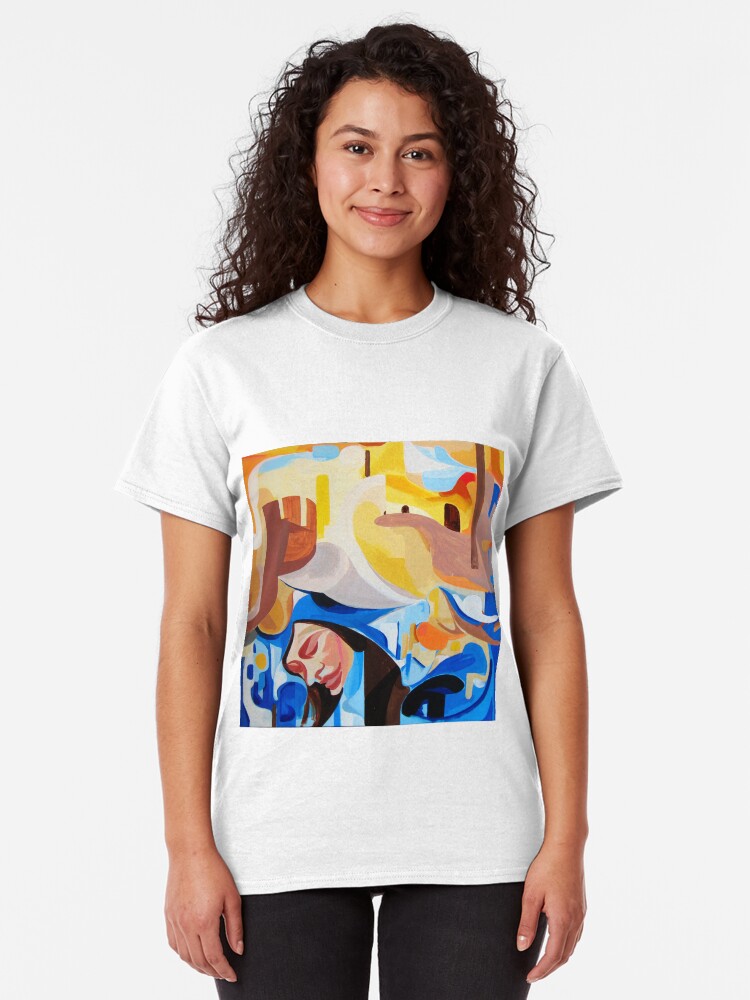 Alternate view of Composition Painting Castle Introspection Classic T-Shirt