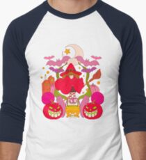 All spooky and red Men's Baseball ¾ T-Shirt