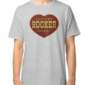 hooker headers t shirt