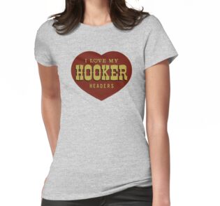 hooker headers t shirt