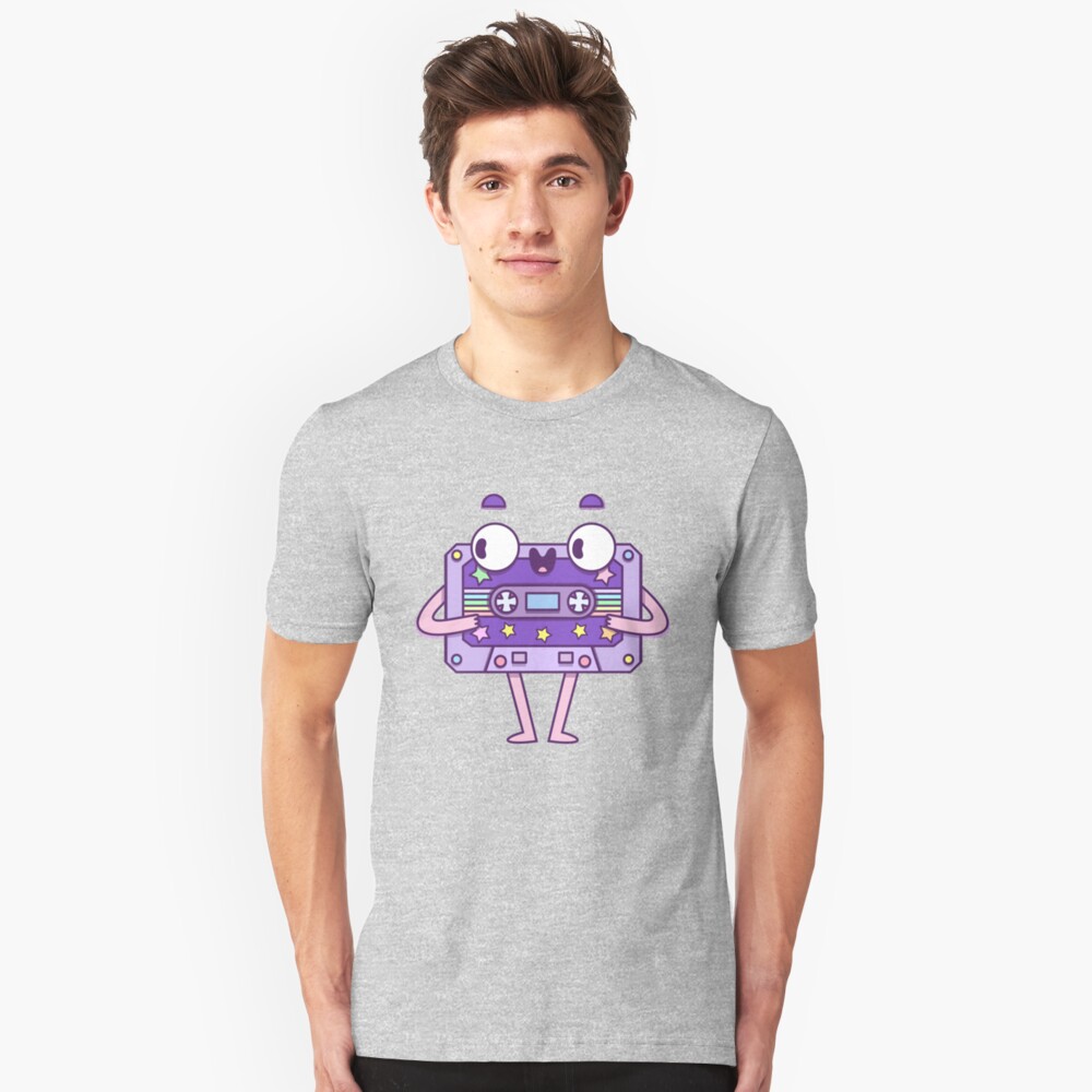 Cute Music Casette Slim Fit T-Shirt