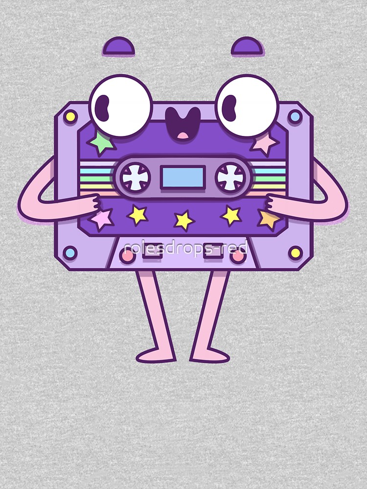 Cute Music Casette by rolesdrops-red