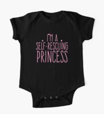 I'm a self-rescuing princess One Piece - Short Sleeve