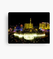 View from Bellagio, Las Vegas Canvas Print
