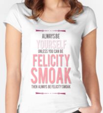 Felicity Smoak Women's Fitted Scoop T-Shirt