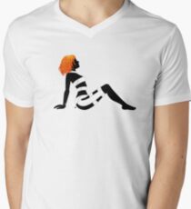 Leeloo Dallas Mudflap Men's V-Neck T-Shirt
