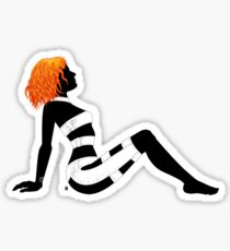 Leeloo Dallas Mudflap Sticker