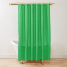 Solid Green Shower Curtains Redbubble