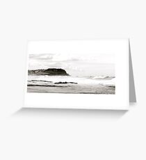 White Surf At Bar Beach Greeting Card