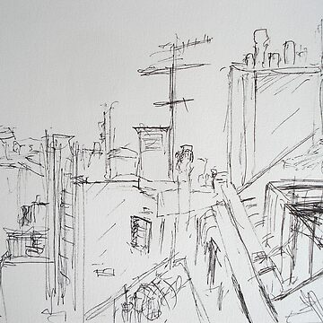 Artwork thumbnail, View from balcony, Paris by JonStevenson