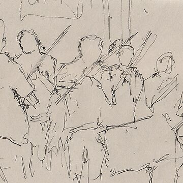 Artwork thumbnail, Violinists, Paris by JonStevenson