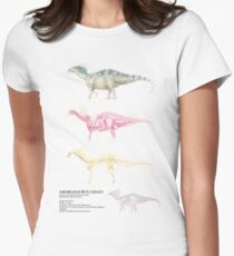 Amargasaurus Cazaui Factsheet Women's Fitted T-Shirt