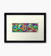 junk mural303 Framed Print
