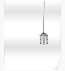 birdcage rubber stamping Poster