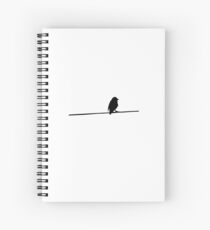 bird rubber stamping Spiral Notebook