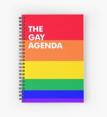 The Gay Agenda Spiral Notebook