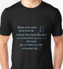 Einhundert Jahre Einsamkeit Zitat Slim Fit T-Shirt