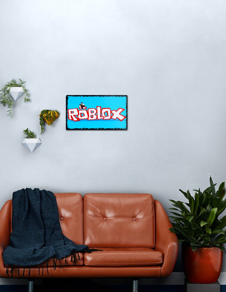 Roblox Title Metal Print By Thepie Redbubble - roblox logo remastered photographic print by lukaslabrat redbubble