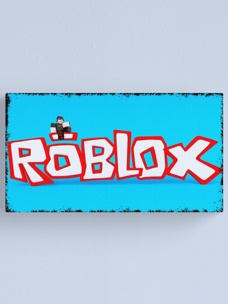 Roblox Title Canvas Print By Thepie Redbubble - roblox kids stationery redbubble