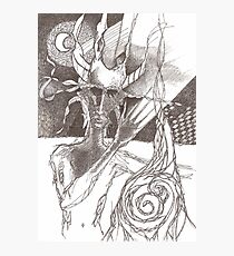 Nimbus Phone Doodle Photographic Print