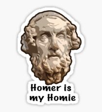 Pegatina Homer es mi Homie