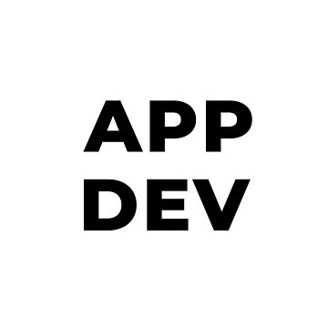 Artwork thumbnail, App Dev (Inverted) by developer-gifts