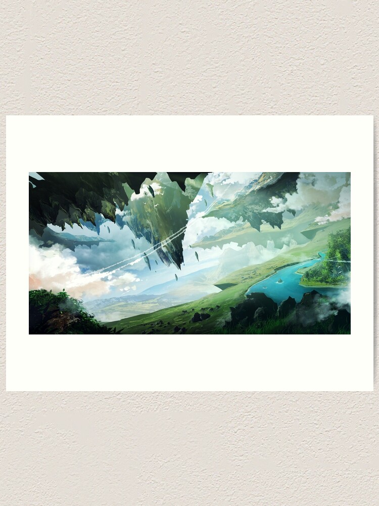 Alternate view of Floating Islands Art Print
