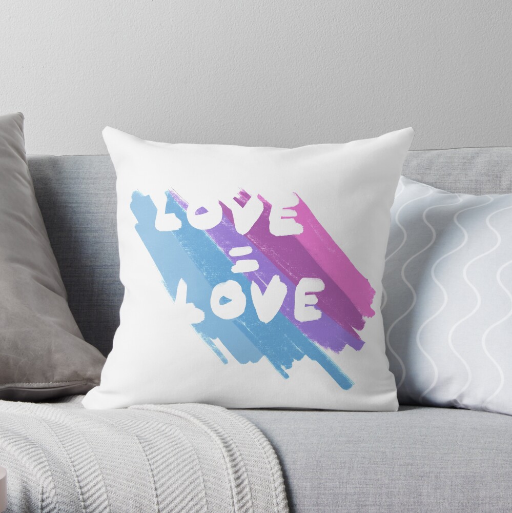 LOVE IS LOVE Throw Pillow