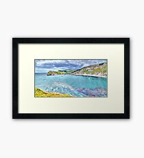 Lulworth Cove - HDR Framed Print