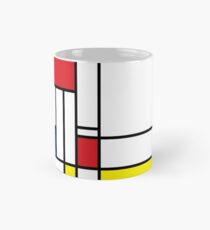 Mondrian Minimalist De Stijl Modern Art Classic Mug