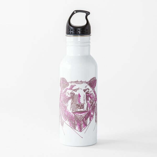 A bit edgy today Water Bottle