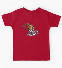 Martial Arts/Karate Girl - Jumping Split Kick Kids Tee