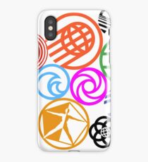 Epcot Center Classic Pavilion Logos iPhone Case/Skin