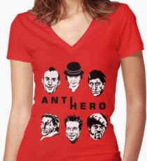 Anti-Hero Women's Fitted V-Neck T-Shirt