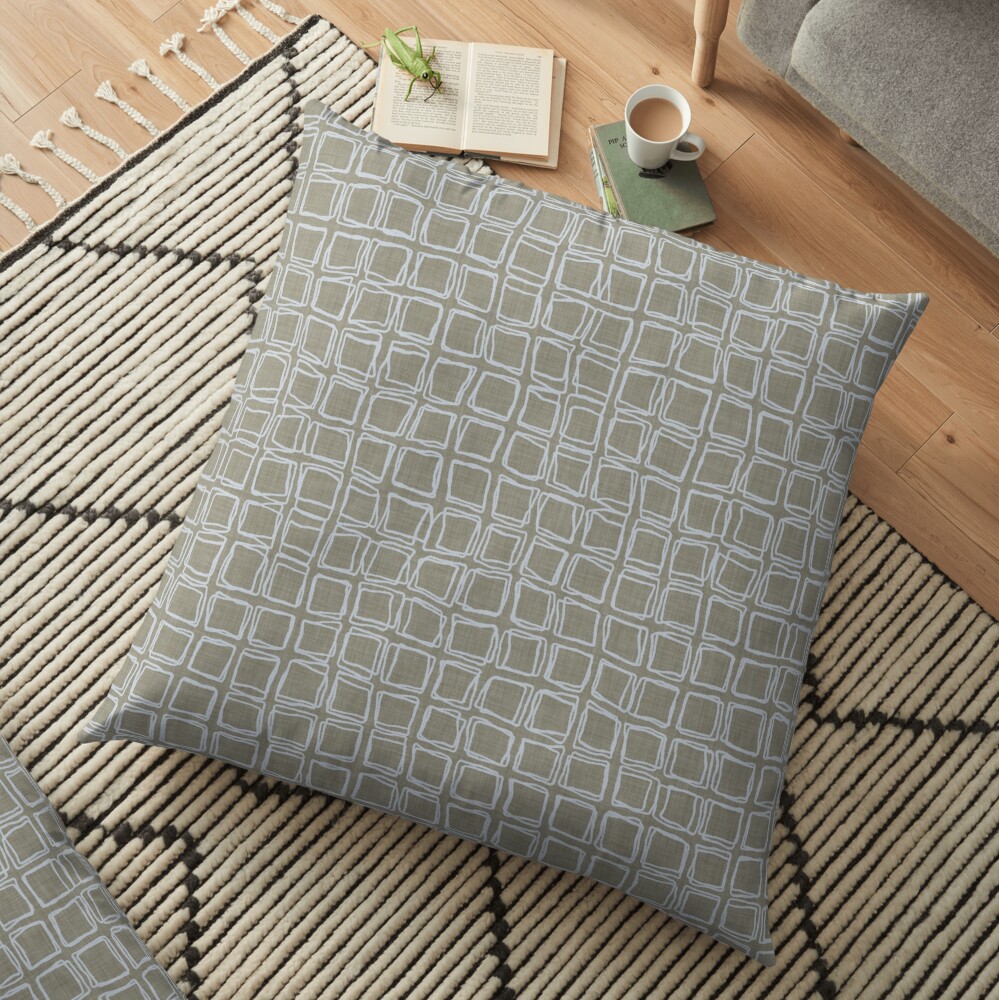 irregular rhombuses Floor Pillow