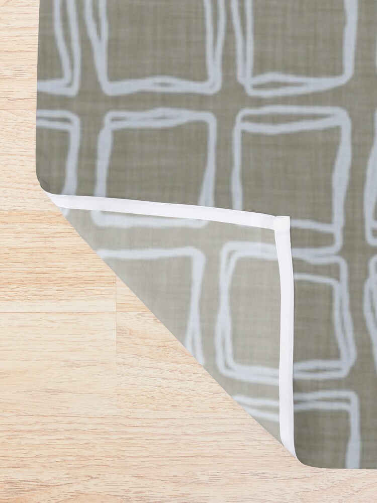 Alternate view of irregular rhombuses Shower Curtain
