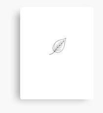 leaf rubber stamping Metal Print