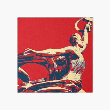 RISE OF THE RED WORKER I Art Board Print